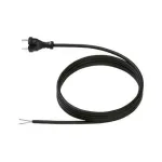 BACHMANN Neopren-Zltng. 2x1.0 5m schw. H07RN-F 24G/AEH