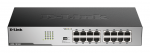 D-Link   16-Port Gigabit Unmanaged Desktop Switch   DGS-1016D   Unmanaged   Desktop