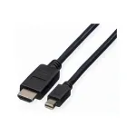 VALUE Mini DisplayPort Kabel, Mini DP-HDTV, ST/ST, schwarz, 4,5 m