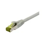 Synergy21 Patchkabel RJ45, CAT6A 500Mhz, 5m, grau, S-STP(S/FTP), TPE/LSZH(Ultraflex), AWG26, mit CAT7 Rohkabel,