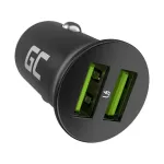 Green Cell GC CADM-GC-36AA - USB-Ladegeraet 36 W 2x USB-A schwarz
