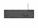 Natec   Herring Glow   Keyboard   Wired   US   Black   USB-A