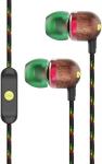 Marley  Earbuds  Smile Jamaica  Wired  In-ear  Microphone  Rasta