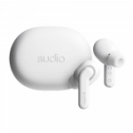 Sudio Earbuds E4 Pro Bluetooth In-ear Microphone Cloud White Noise canceling Noise reduction Wireless