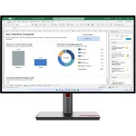 68,6cm /27" (2560x1440) Lenovo ThinkVision P27h-30 4ms DP USB-C Black (Atnaujinta)