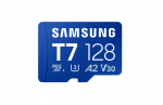 Samsung MicroSD card  T7  128 GB  microSDXC  Flash memory class U3, V30, A2