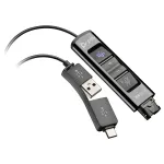 HP Poly DA85-M USB to QD Black Adapter TAA