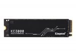 Kingston | SSD | KC3000 | 4096 GB | SSD form factor M.2 2280 | Solid-state drive interface PCIe NVMe Gen 4.0 x 4 | Read speed 7000 MB/s | Write speed 7000 MB/s