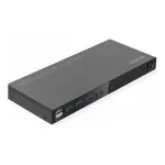 ROLINE KVM Switch, HDMI 4K, USB, 1 User - 4 PC, mit 3-Port USB-Hub