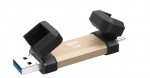 Silicon Power DS72  1000 GB  USB Type-A and USB Type-C 3.2 Gen 2  Gold