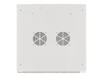 LANBERG Wall mount cabinet 19inch 9U 600x600 steel doors grey flat pack