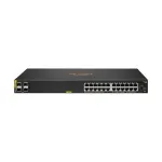 GSwitch 24+4P HP Enterprise Aruba 6000 24G + 4SFP PoE+ (370W) Switch M RM (Atnaujinta)