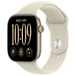 Apple Watch S12 Aluminium 46mm Lichtgold (Sportarmband sand) M/L