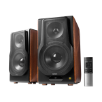 Edifier S3000MK II Premium Wireless 2.0 Bookshelf Speakers, Brown