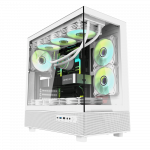 Darkflash Computer Case DPX90 White with 3 Fans