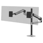 Ergotron LX Series LX Dual Stacking Arm Tall Pole