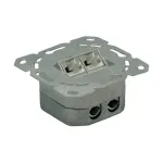 Kat.6A Class EA Dose 2x STP Unterputz senkrecht weiss