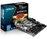 Pagrindinė plok&scaron;tė ASROCK B75M-GL (Atnaujinta)