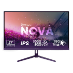 Arozzi Nova 27 " IPS QHD 16:9 180 Hz 1 ms 2560 x 1440 pixels 350 cd/m&sup2; HDMI ports quantity 2 Purple