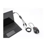 Delock 2 Port USB 5 Gbps Typ-A Kabel-Hub mit USB Type-C&trade; Anschluss 25 cm