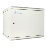 Extralink 9U 600X600 ASP WALL-MOUNTED RACKMOUNT CABINET METAL DOOR GRAY