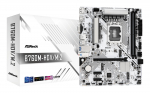 Mainboard ASROCK Intel B760 Express LGA1700 Micro-ATX Memory DDR5 Memory slots 2 2xPCI-Express 3.0 1x 1xPCI-Express 4.0 16x 1xM.2 1x15pin D-sub 1xHDMI 1xDisplayPort 1xAV-In 1xAV-out 1xMicrophone 2xUSB 2.0 3xUSB 3.2 1xUSB-C 1xRJ45 B760M-HDV/M.2