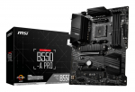 Mainboard MSI AMD B550 SAM4 ATX 2xPCI-Express 3.0 1x 1xPCI-Express 3.0 4x 2xM.2 1xPCI-Express 4.0 16x Memory DDR4 Memory slots 4 1xDisplayPort 2xAudio-In 4xAudio-Out 4xUSB 2.0 1xUSB type C 3xUSB 3.2 1xPS/2 1xRJ45 B550-APRO