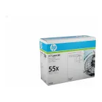 HP # 55X CE255XC black Contract-Toner - Hohe Kapazit&auml;t