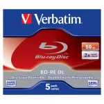 Verbatim BD-RE DL 50GB 2 x 5 Pack Jewel Case