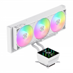 Gamemax CPU Liquid Cooler   GLACIER 360 LCD WH   White