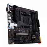 Asus  TUF GAMING A520M-PLUS  Processor family AMD  Processor socket AM4  DDR4  Memory slots 4  Supported hard disk drive interfaces SATA, M.2  Number of SATA connectors 4  Chipset AMD A520  Micro ATX