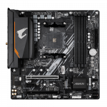 Gigabyte B550M AORUS ELITE AXG13  Processor family AMD  Processor socket AM4  DDR4  Number of SATA connectors 4