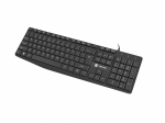 Natec   Keyboard   Nautilus NKL-1950   Keyboard   Wired   US   Black   USB Type-A   390 g