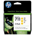 HP 711 3-pack 29-ml Yellow DesignJet Ink Cartridges print head