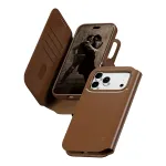 PanzerGlass CARE&trade; by &reg; Tango 2-in-1 Wallet Case Brown w. MagSafe iPhone 18 Pro Max | 17 Pro Max mobile phone case