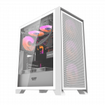 Darkflash DRX70 MESH computer case (white) + 4 RGB fans