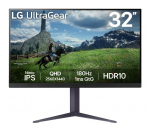 LCD Monitor LG 31.5" Panel IPS 2560x1440 16:9 180Hz 1 ms Pivot Height adjustable Tilt Colour Black 32GS85Q-B