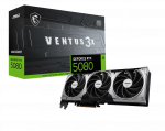 MSI GeForce RTX 5080 16G VENTUS 3X OC   NVIDIA   16 GB   GeForce RTX 5080   HDMI ports quantity 1   PCI Express Gen 5   Memory clock speed 2655 MHz