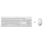 HP Tastatur+Maus 230 Kabellos Wei&szlig; Deutsch