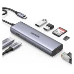 Ugreen USB-C to 2*USB3.0+HDMI+RJ 45+SD&TF+PD port Hub