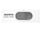 ADATA | UV220 | 64 GB | USB 2.0 | White/Gray