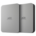 External HDD LACIE Mobile Drive 5TB USB-C Colour Silver STLP5000400