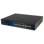ALLNET Switch full managed Layer2+ 16 Port &bull; 12x GbE &bull; PoE Budget 130W &bull; 8x PoE at &bull; 4x Giga LAN &bull; 4x SFP+ &bull; 19 &bull; ALL-SG8616PMJ-10G