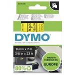 DYMO D1 Standard - Black on Yellow - 9mm label-making tape