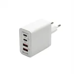 Z ALLNET Ersatznetzteil QC USB-C PD GaN Netzteil Power Supply 68 Watt 2x USB Typ-A QC 2x USB Typ-C**EU PLUG**