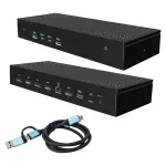 i-tec CA5MONITORDOCKPD laptop dock/port replicator