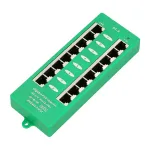 Extralink ACTIVE POE INJECTOR 8 PORT GIGABIT 802.3AT/AF MODE A - 1 Gbps - 8-Port