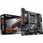 Gigabyte  B550M AORUS ELITE 1.0  Processor family AMD  Processor socket AM4  DDR4 DIMM  Memory slots 4  Number of SATA connectors 4 x SATA 6Gb/s connectors  Chipset AMD B  Micro ATX