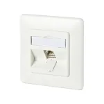 METZ CONNECT C6Amodul 1 Port 180 M UP-Dose reinweiss RAL9010