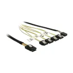 DeLOCK 0.5m, Mini SAS SFF-8087/4xSATA 7p
